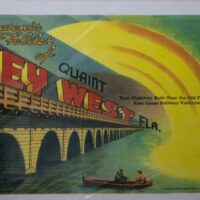 Vintage “Souvenir Folder of Quaint Key West, Fla.” Reproduction Print
