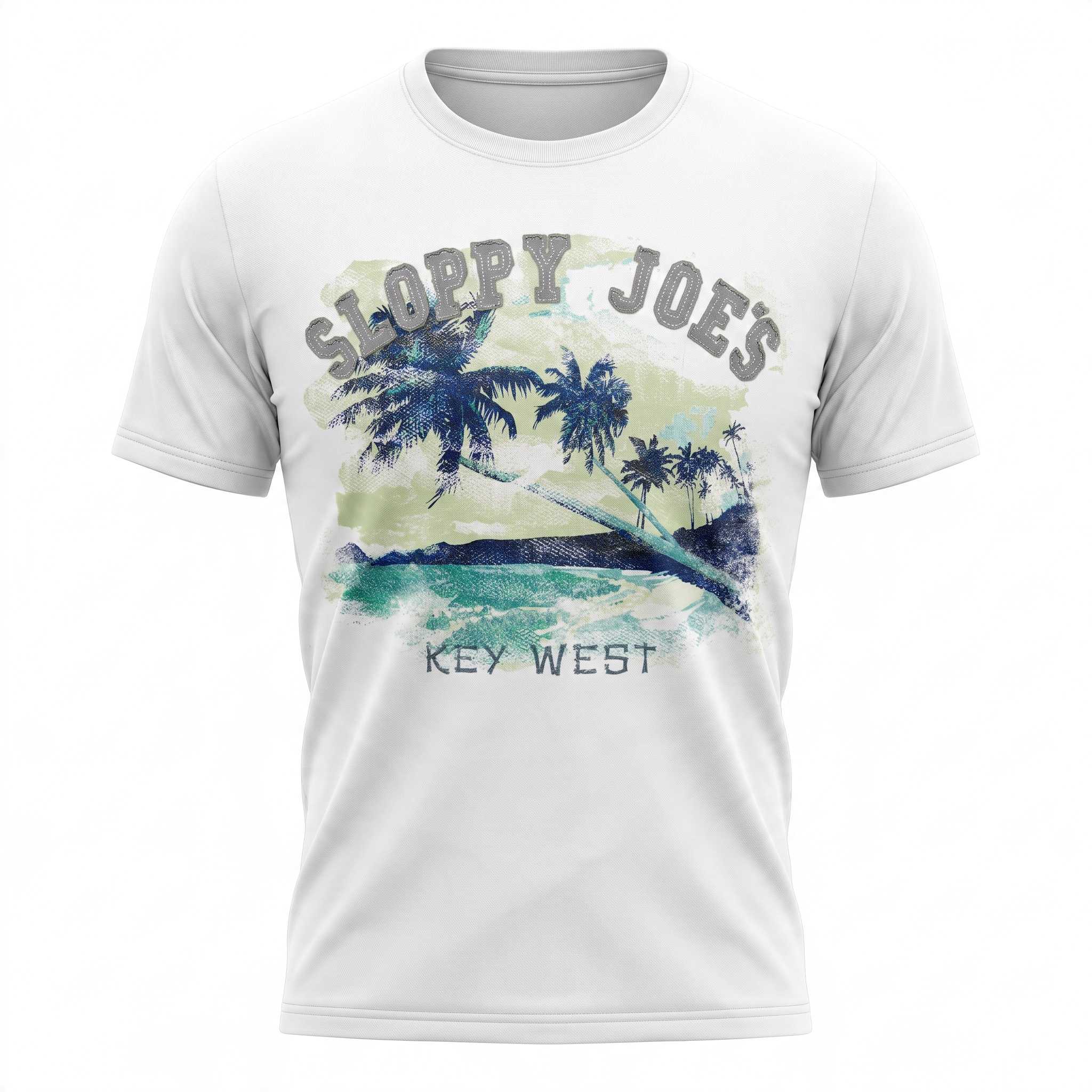 Vintage Sloppy Joe’s Key West Palm Beach T-Shirt – Size Medium, New